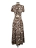 CAbi Paisley Brown Casual Dress Size S - photo 2