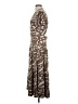 CAbi Paisley Brown Casual Dress Size S - photo 5