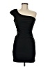 Speechless Solid Black Cocktail Dress Size 9 - photo 1