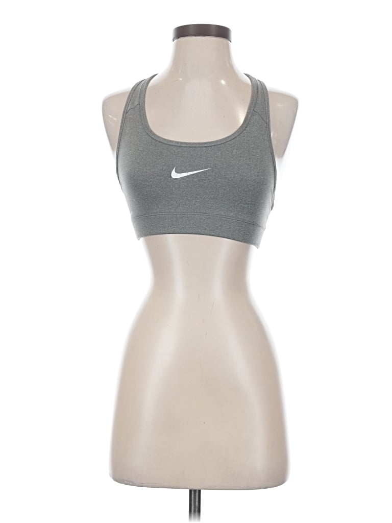 Pre-owned Nike Sports Bra In Gray