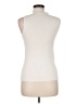 Ann Taylor Ivory Sleeveless Top Size M - photo 2