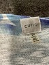 Cupio Graphic Blue Sleeveless Blouse Size S - photo 7
