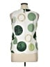 Unbranded 100% Polyester Green Sleeveless Blouse Size XL - photo 2