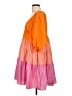 STAUD 100% Nylon Color Block Orange Cocktail Dress Size L - photo 5