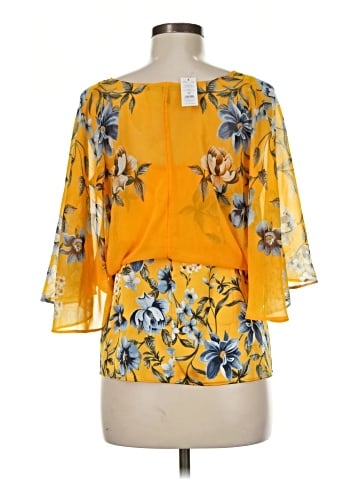White House Black Market 3/4 Sleeve Blouse (view 2)