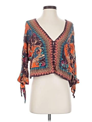 Free People 3/4 Sleeve Blouse (view 1)