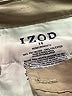 IZOD 100% Polyester Solid Tan Khaki Shorts Size 14 - photo 3