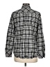 Talbots Checkered-gingham Black Long Sleeve Button-Down Shirt Size M - photo 2
