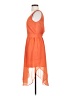BCBGeneration 100% Polyester Solid Orange Casual Dress Size XS - photo 5