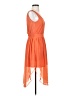 BCBGeneration 100% Polyester Solid Orange Casual Dress Size XS - photo 4