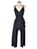 Kaileigh Polka Dots Blue Jumpsuit Size S - photo 1