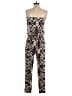 Veronica M. Argyle Gold Jumpsuit Size S - photo 2