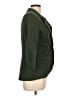 Esley 100% Cotton Green Blazer Size L - photo 4