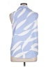 Ann Taylor 100% Polyester Blue Sleeveless Blouse Size XL - photo 2