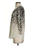 David Cline Animal Print Ivory 3/4 Sleeve Top Size S - photo 5