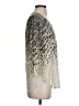 David Cline Animal Print Ivory 3/4 Sleeve Top Size S - photo 4
