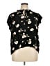 Buffalo by David Bitton 100% Viscose Floral Black Sleeveless Blouse Size XL - photo 1