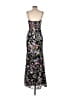 Mac Duggal 100% Polyester Floral Black Cocktail Dress Size 2 - photo 2