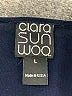 Clara Sun Woo Blue 3/4 Sleeve Top Size L - photo 7