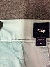 Gap Outlet 100% Cotton Solid Blue Khaki Shorts Size 34 waist - photo 3
