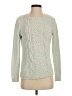Talbots 100% Cotton Tweed Argyle Green Pullover Sweater Size S - photo 1
