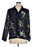 Draper's & Damon's 100% Polyester Floral Black 3/4 Sleeve Blouse Size 16 - photo 1