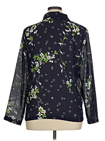 Draper's & Damon's 3/4 Sleeve Blouse (view 2)
