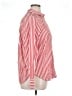 J.Crew 100% Cotton Stripes Red Long Sleeve Button-Down Shirt Size 14 - photo 4