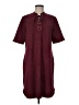 Foxcroft Burgundy Casual Dress Size 6 - photo 1