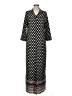 Chico's Polka Dots Black Casual Dress Size M - photo 1