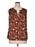 Daniel Rainn Brown Sleeveless Blouse Size XL - photo 1
