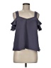 Topshop Gray Sleeveless Blouse Size 6 - photo 1