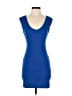 Forever 21 Solid Blue Cocktail Dress Size S - photo 1