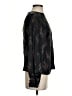 Vince. 100% Silk Black Long Sleeve Silk Top Size S - photo 4