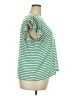 Staccato Green Short Sleeve Top Size 3X - photo 4