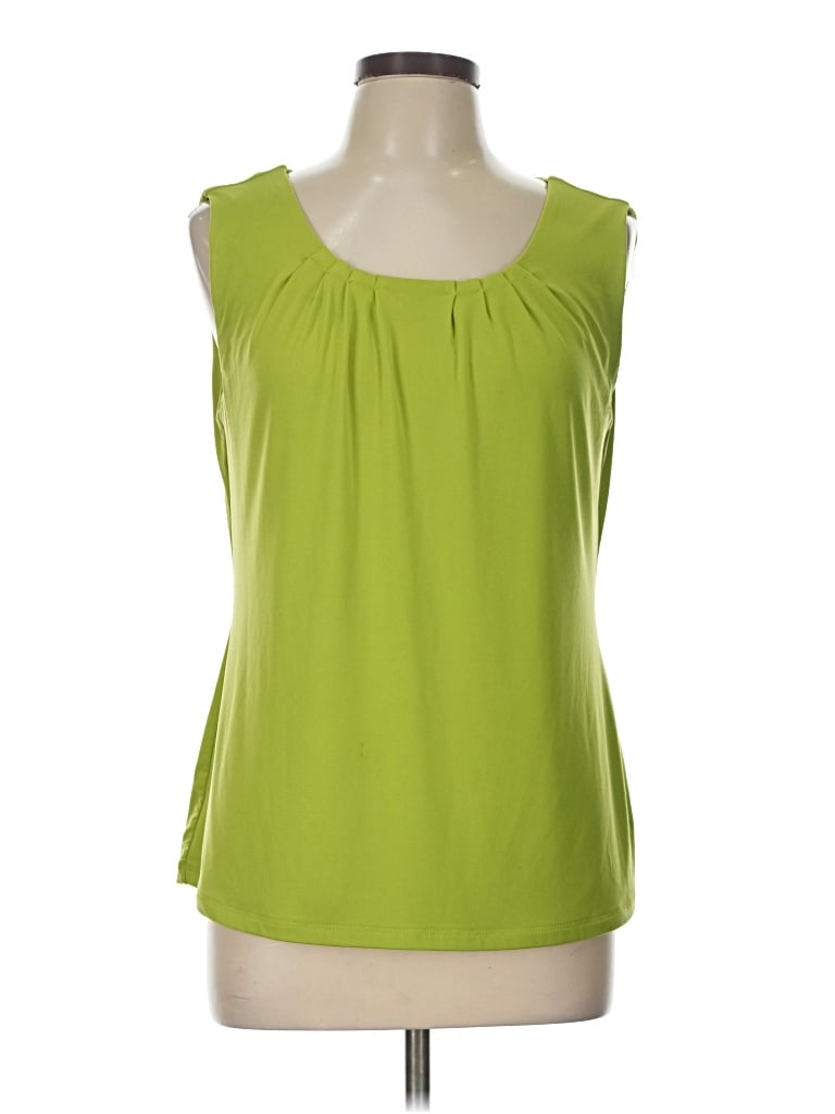 Pre-owned Grace Sleeveless Blouse In Green
