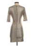Alice + Olivia 100% Polyester Metallic Silver Cocktail Dress Size 4 - photo 2