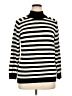 Apt. 9 Stripes Black Turtleneck Sweater Size XL - photo 1