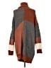 Doe & Rae Color Block Brown Turtleneck Sweater Size L - photo 2