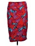 Lularoe Floral Red Formal Skirt Size L - photo 2