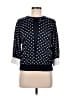 AKRIS Blue 3/4 Sleeve Blouse Size 8 - photo 1