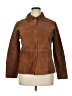 Bagatelle 100% Leather Brown Leather Jacket Size 14 - photo 1