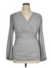 Grace Karin Gray Long Sleeve Blouse Size XL - photo 1