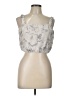 Paper Crane Silver Sleeveless Top Size L - photo 1