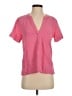 J.Crew Pink Short Sleeve Blouse Size XS - photo 1
