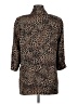 Zara 100% Acetate Animal Print Brown Coat Size M - photo 2