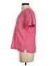 J.Crew Pink Short Sleeve Blouse Size XS - photo 5