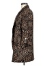 Zara 100% Acetate Animal Print Brown Coat Size M - photo 5