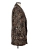 Zara 100% Acetate Animal Print Brown Coat Size M - photo 4