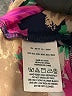 Maeve 100% Silk Black Purple Short Sleeve Silk Top Size 0 - photo 8